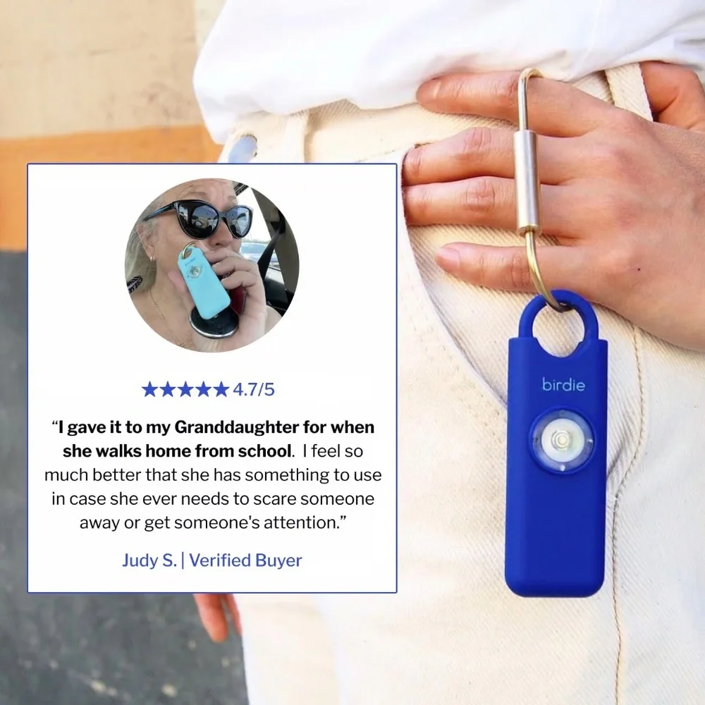 Birdie | Personal Safety Alarm - Safety Device Keychain